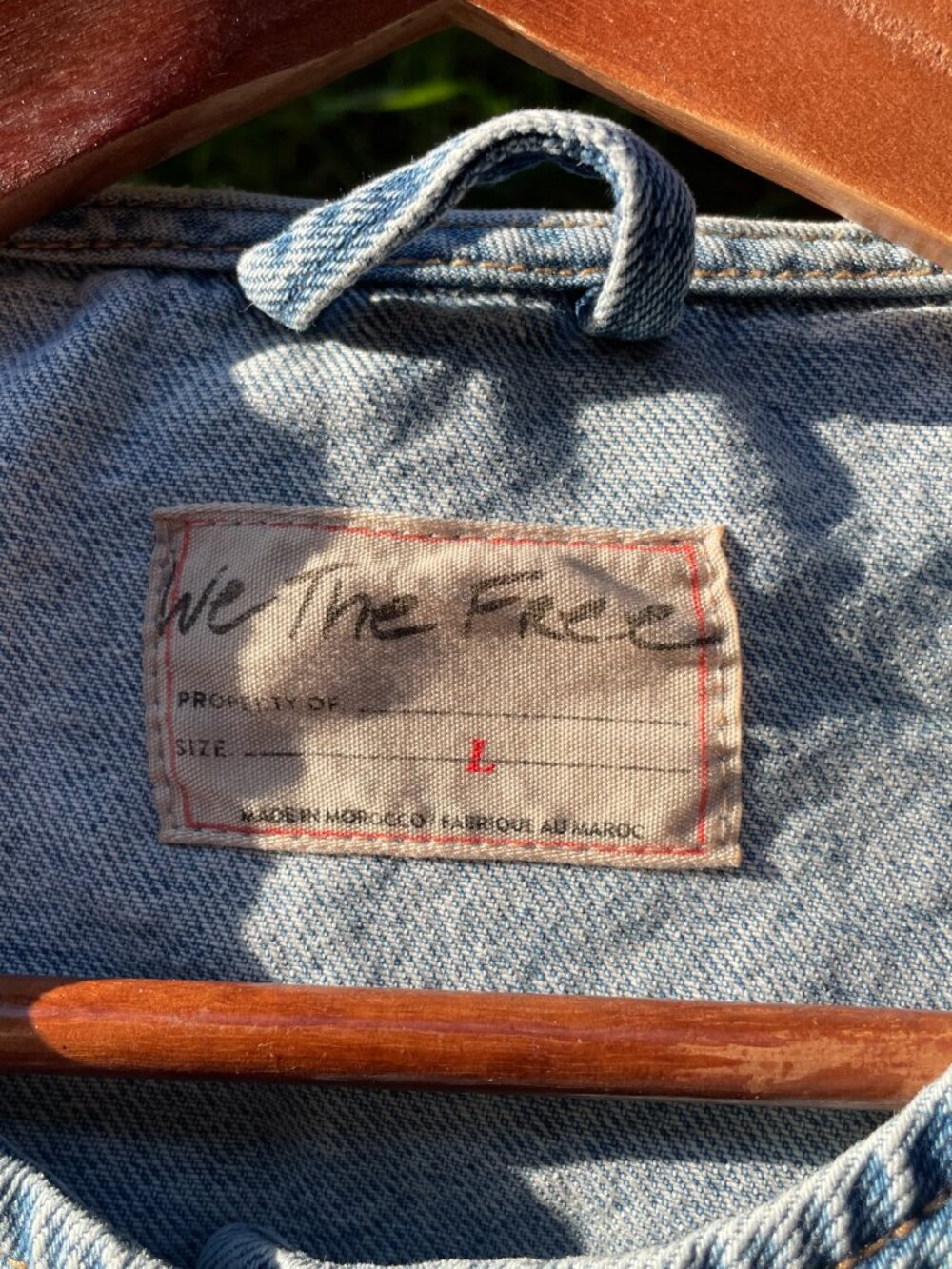 Free People Western Denim Aimee Vest Size Large Women's - Picture 2 of 4